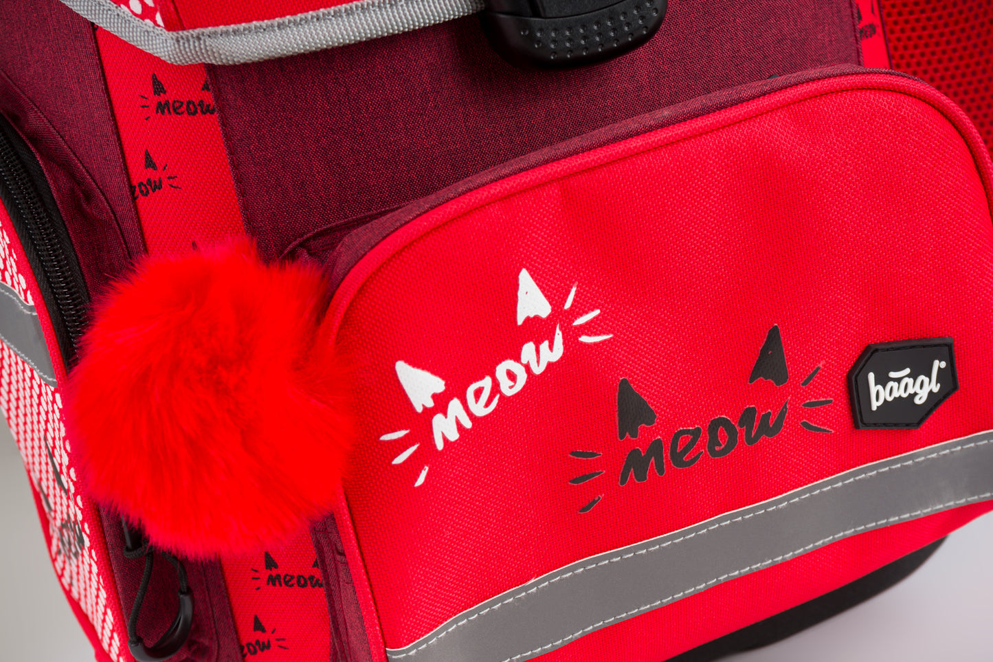 Katzen Schulranzen-Set 7tlg: Schulranzen, Federmäppchen, Turnbeutel, Heftmappe, Brotdose, Schürze, Hängeorganizer