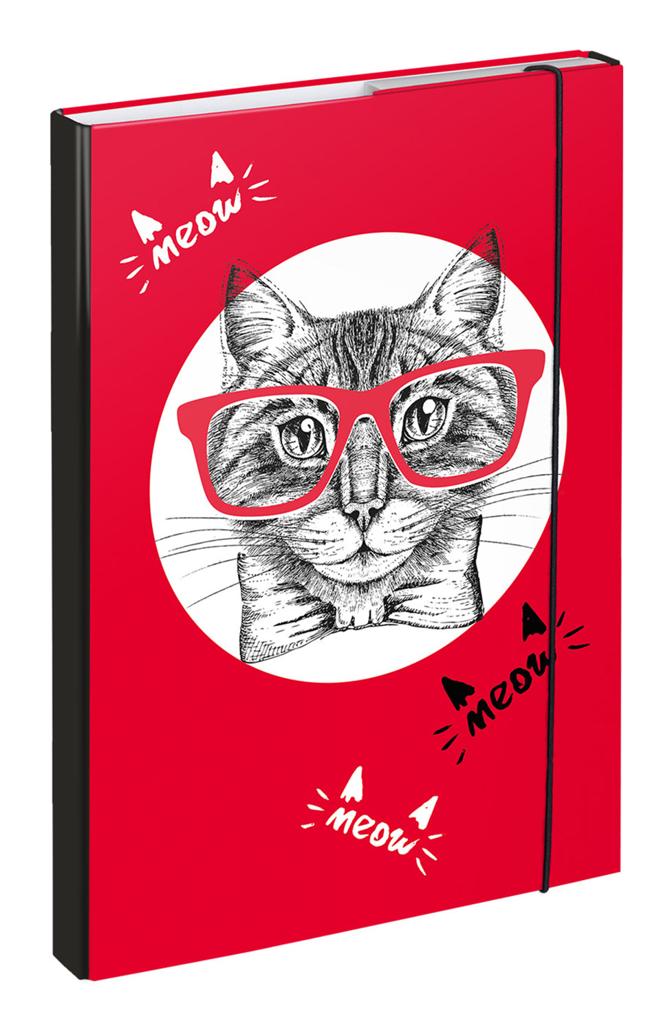 Katzen Schulranzen-Set 7tlg: Schulranzen, Federmäppchen, Turnbeutel, Heftmappe, Brotdose, Schürze, Hängeorganizer