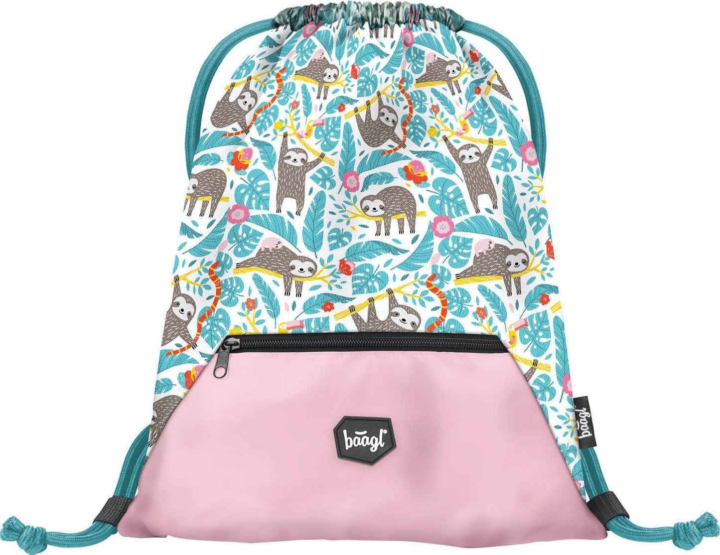 Zippy Faultier Schulranzen-Set 3tlg: Schulranzen, Federmäppchen, Turnbeutel