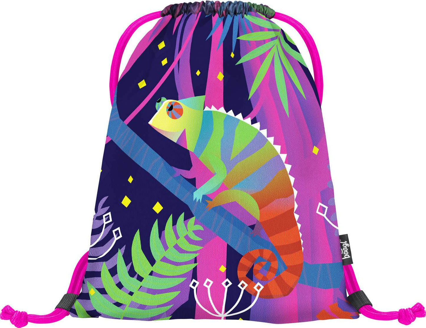 Ergo Chameleon Schulranzen-Set 5tlg: Schulranzen, Federmäppchen, Turnbeutel, Heftmappe, Brotdose