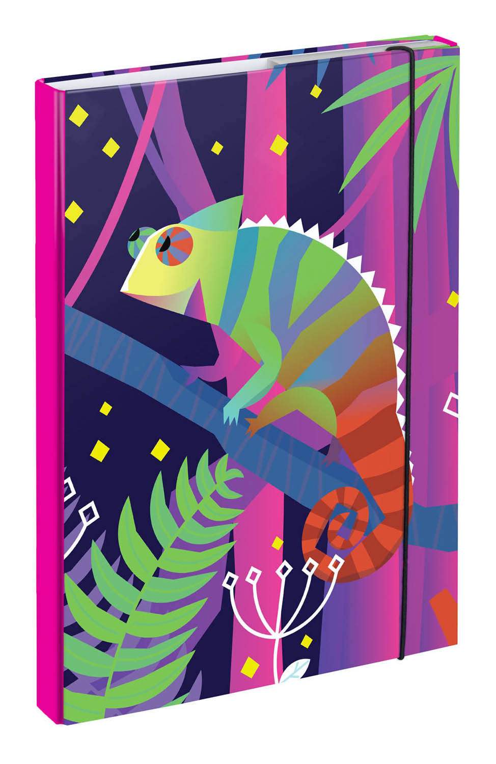 Ergo Chameleon Schulranzen-Set 5tlg: Schulranzen, Federmäppchen, Turnbeutel, Heftmappe, Brotdose