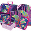 Ergo Chameleon Schulranzen-Set 5tlg: Schulranzen, Federmäppchen, Turnbeutel, Heftmappe, Brotdose