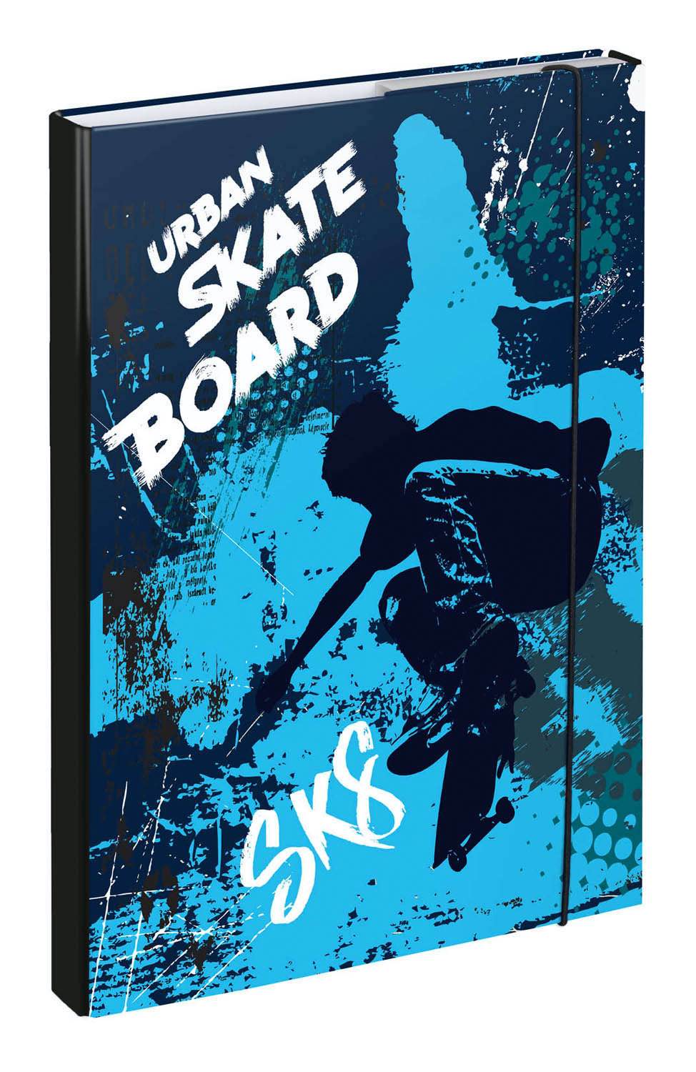 Ergo Skateboard Schulranzen-Set 5tlg: Schulranzen, Federmäppchen, Turnbeutel, Heftmappe, Brotdose