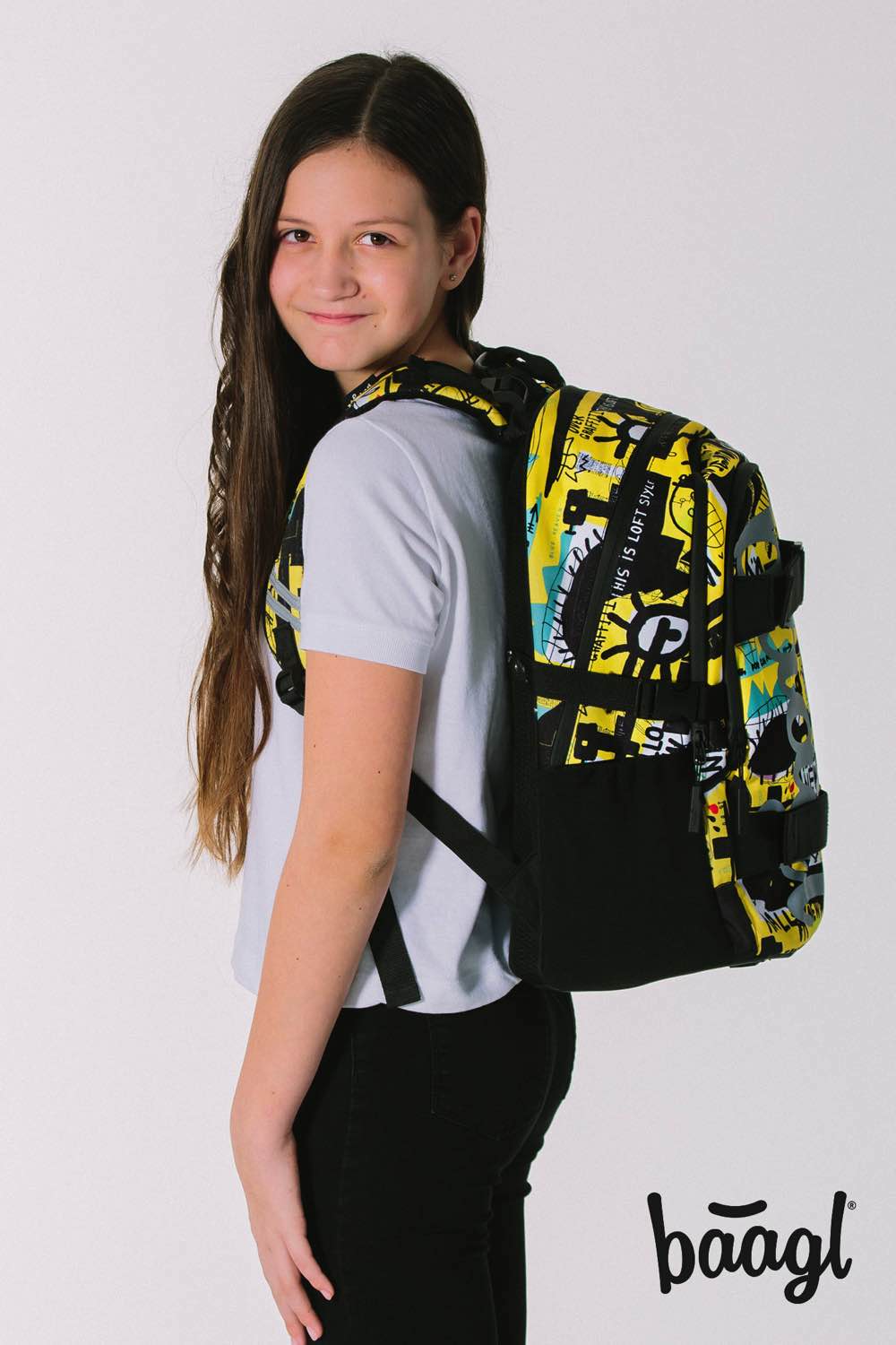 Skate Street Art Rucksack-Set 3tlg: Rucksack, Federmäppchen, Turnbeutel