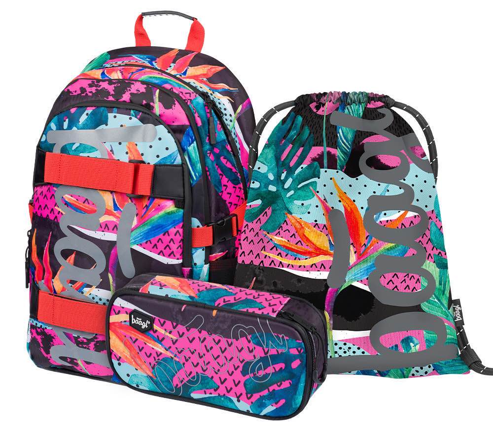 Skate Fresh Rucksack-Set 3tlg: Rucksack, Federmäppchen, Turnbeutel