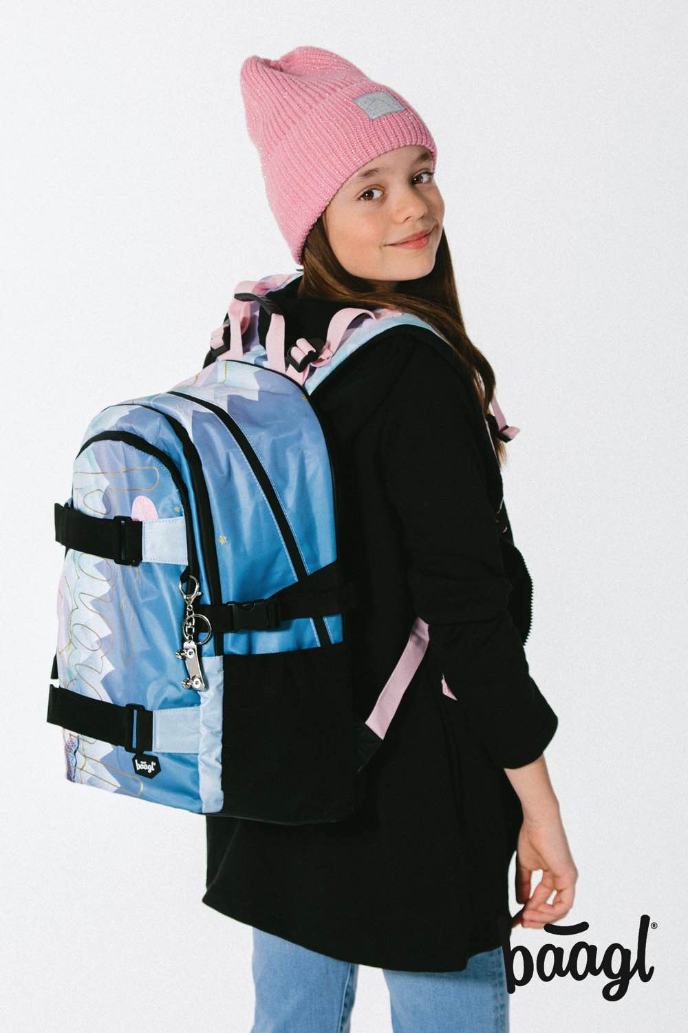 Skate Moon Rucksack-Set 3tlg: Rucksack, Federmäppchen, Turnbeutel