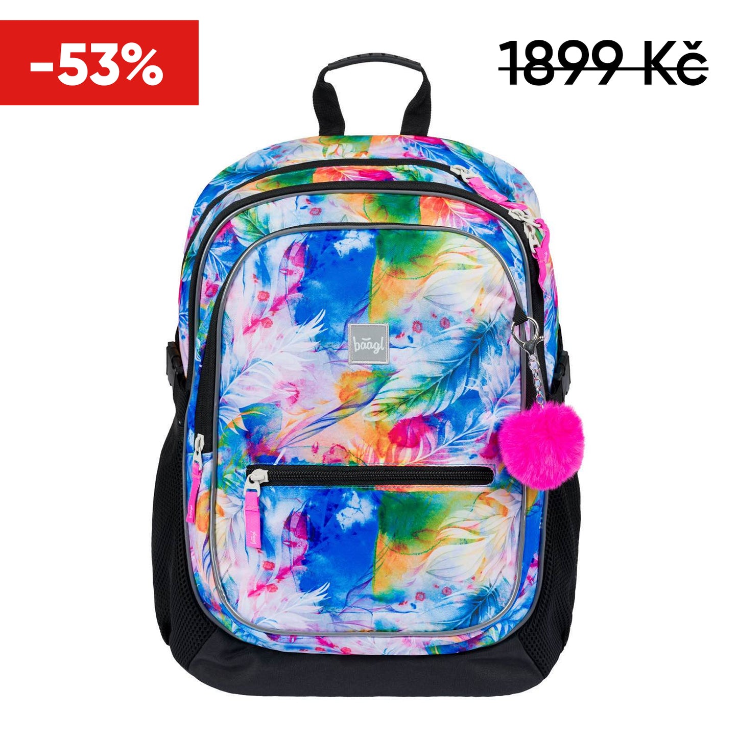 Schulrucksack Core Aquarell