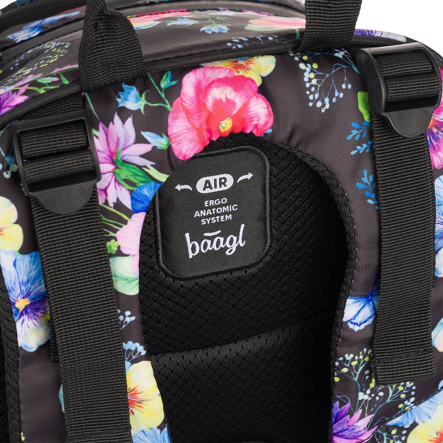 Schulrucksack Skate Flowers