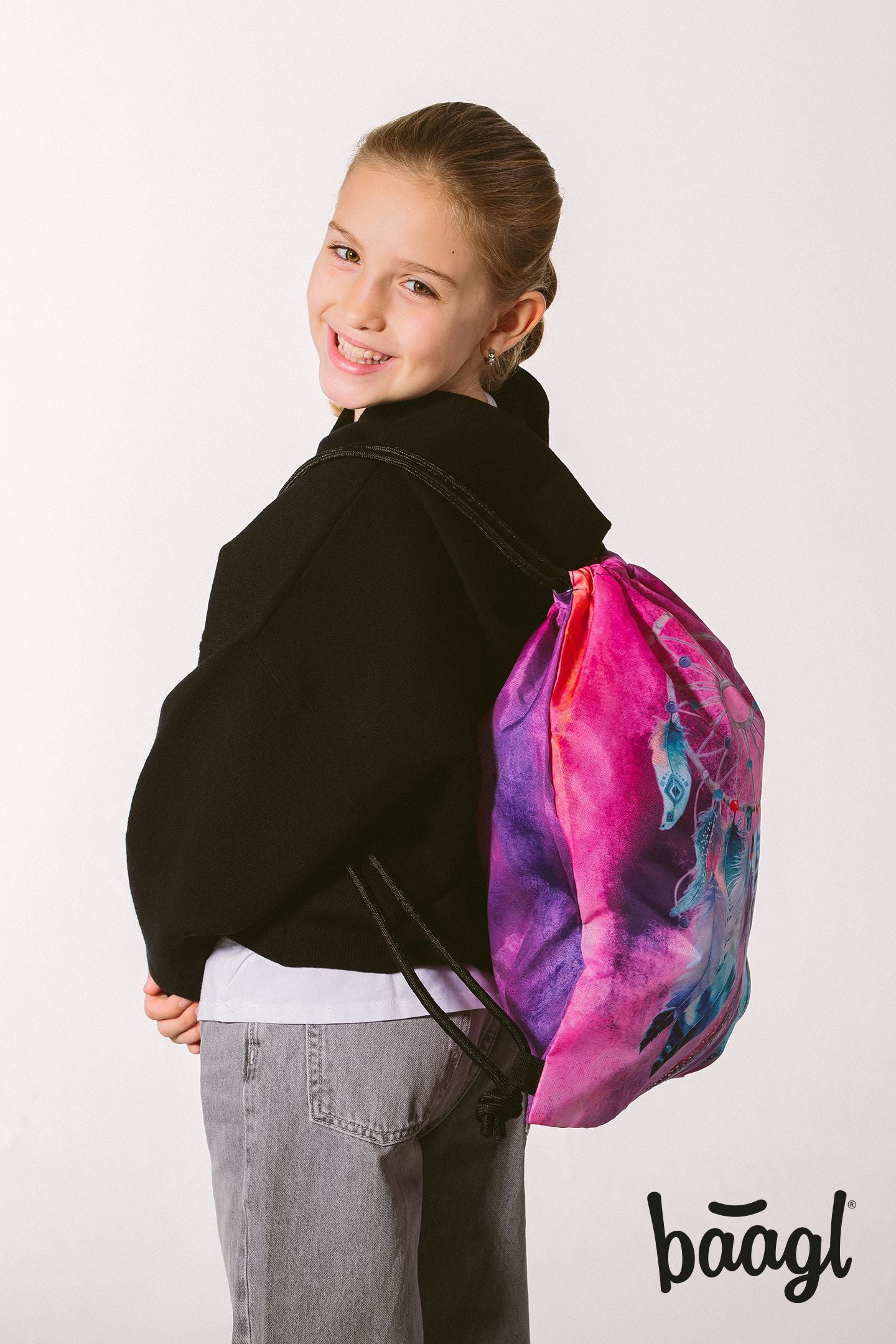 Turnbeutel Traumfänger Rosa