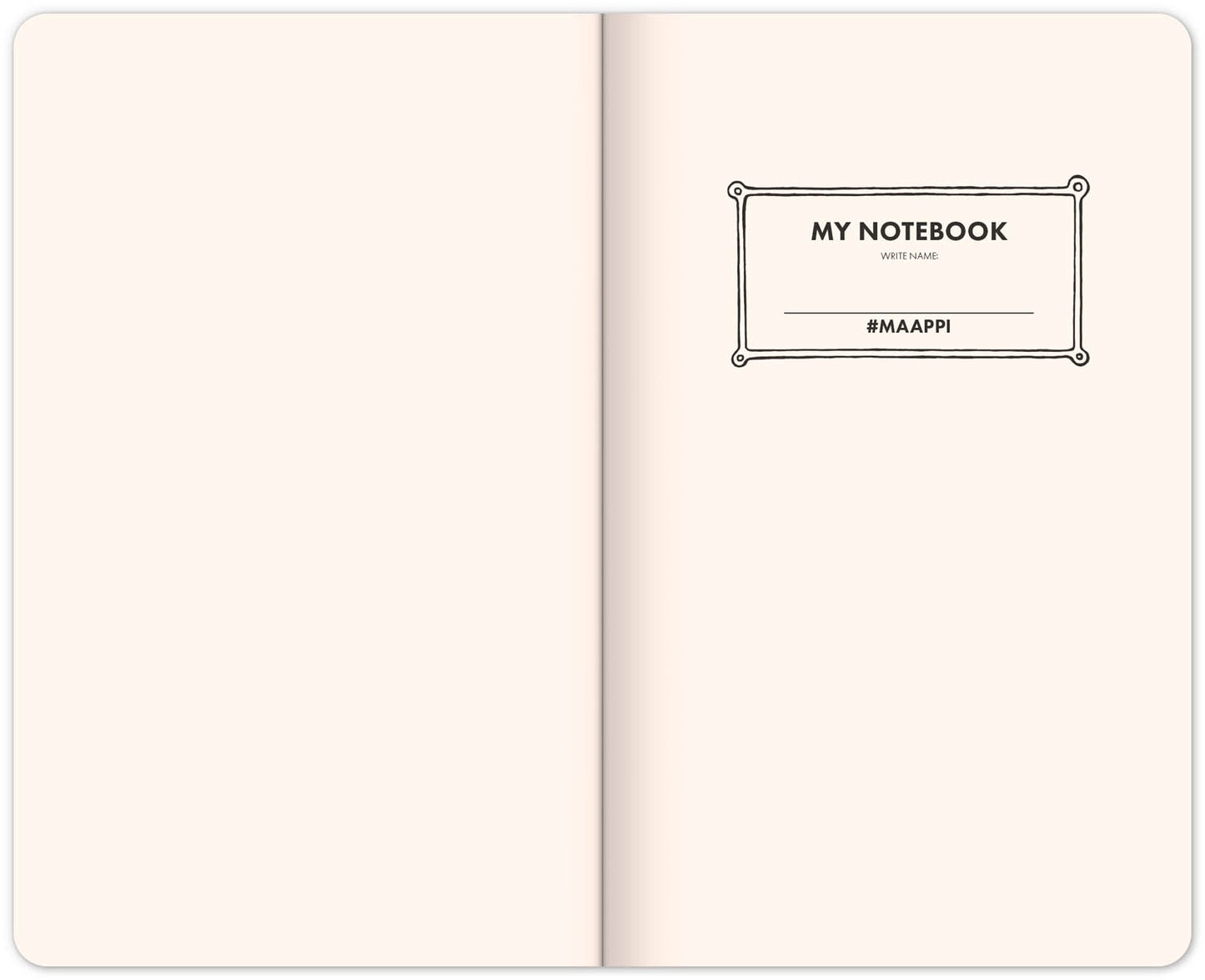 Notizbuch Maappi, liniert, 13 x 21 cm