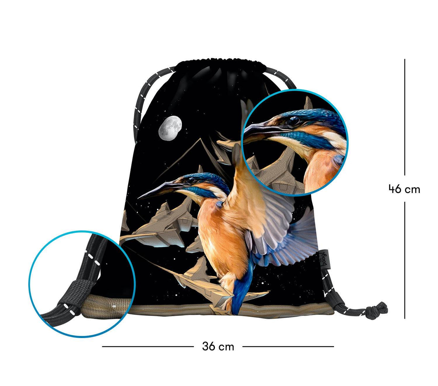 Turnbeutel eARTh - Kingfisher by Caer8th