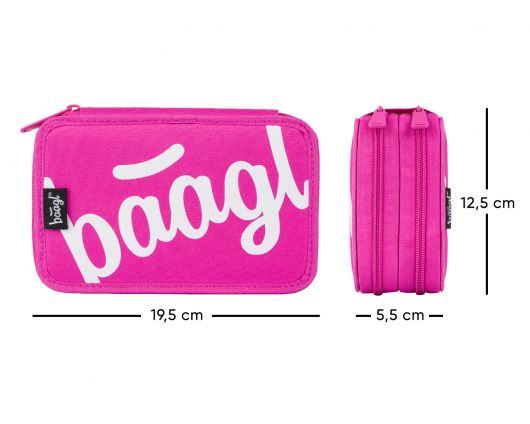 Zippy Regenbogen Schulranzen-Set 6tlg: Schulranzen, Federmäppchen 2-fach, Turnbeutel, Heftmappe, Brotdose, Silikon-Etui