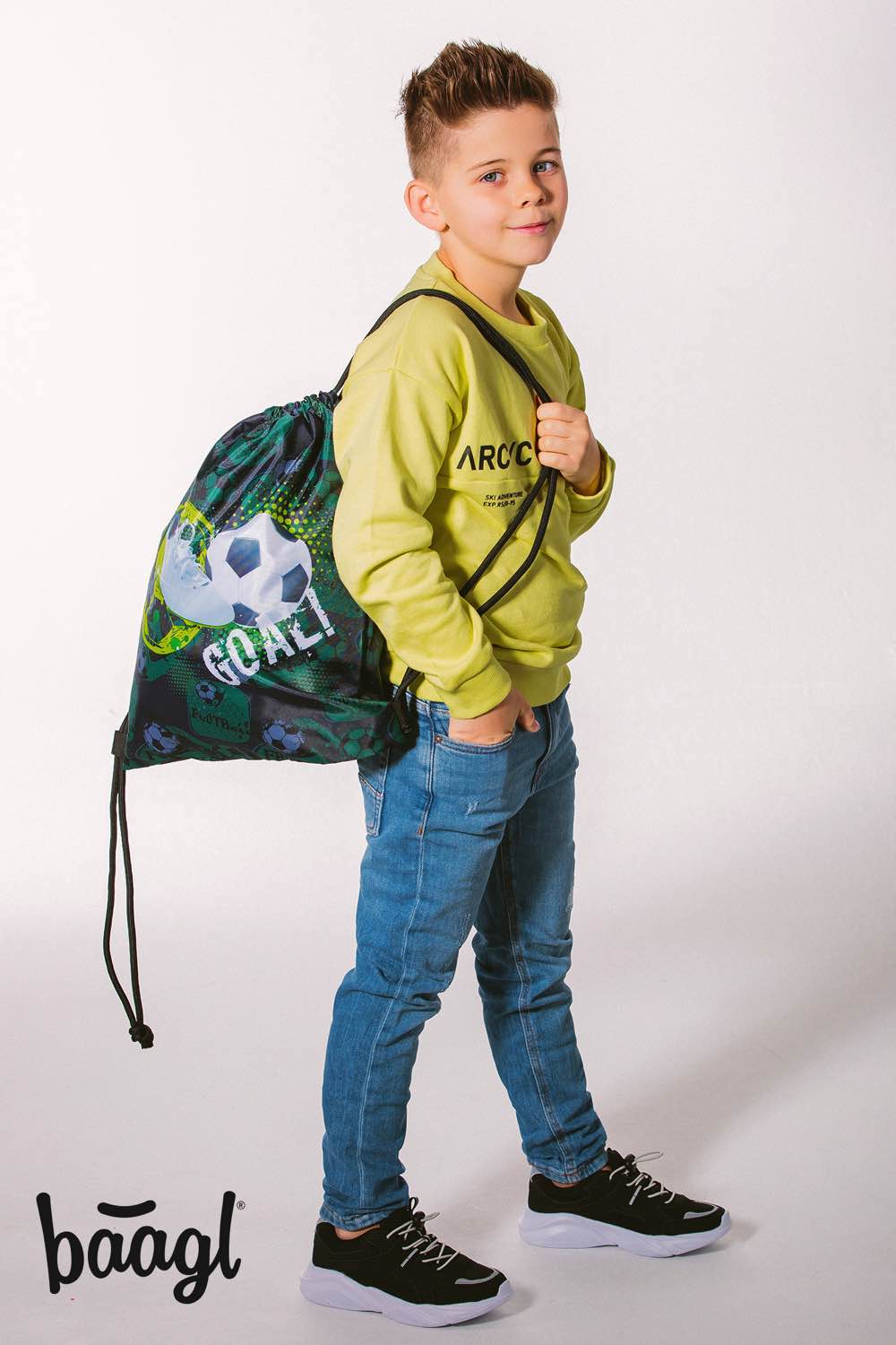 Turnbeutel Fußballtor