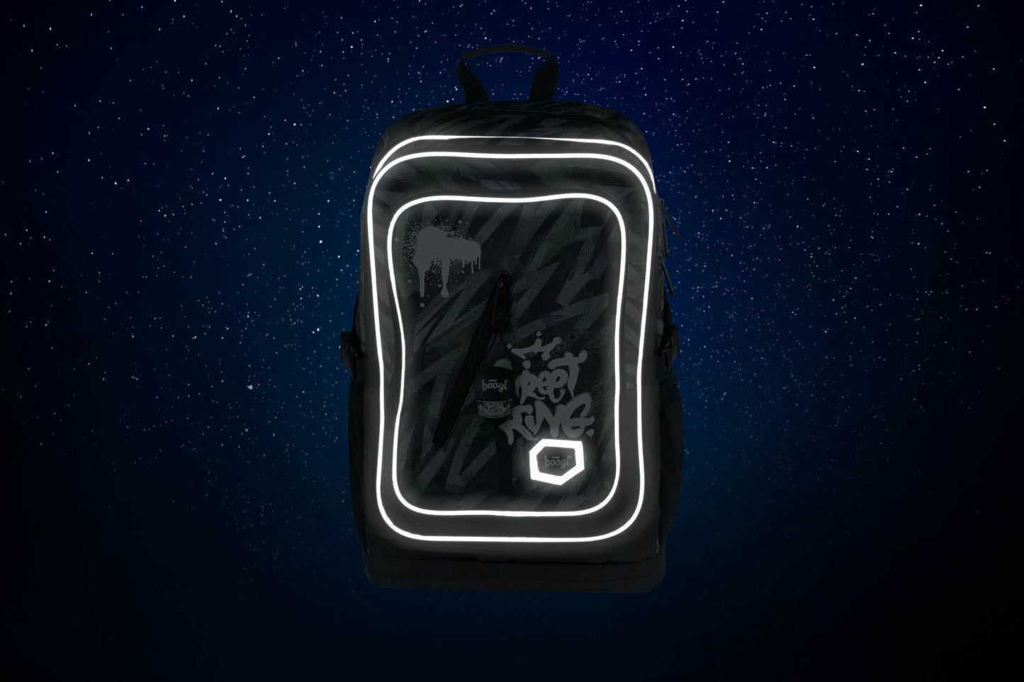 Cubic Street King Rucksack-Set 3tlg: Rucksack, Federmäppchen, Turnbeutel