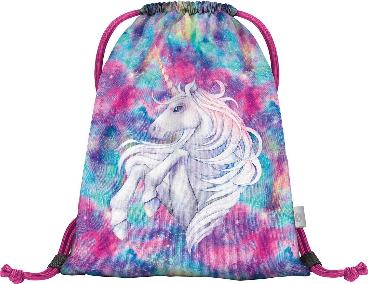 Shelly Unicorn Schulranzen-Set 5tlg: Schulranzen, Federmäppchen, Turnbeutel, Heftmappe, Brotdose