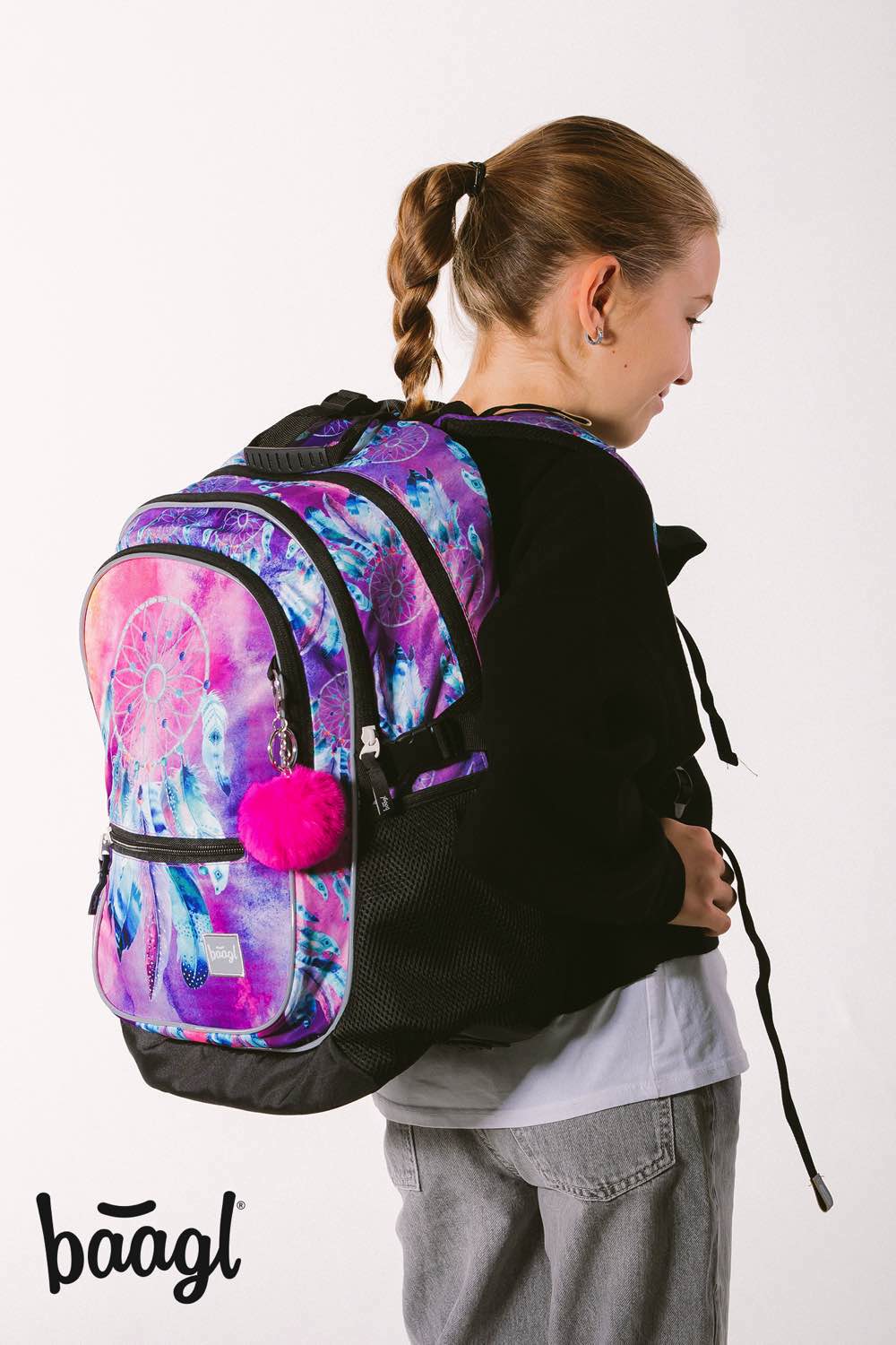 Core Traumfänger Rucksack-Set 3tlg: Rucksack, Federmäppchen, Turnbeutel