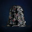 Skate Flowers Rucksack-Set 3tlg: Rucksack, Federmäppchen, Turnbeutel