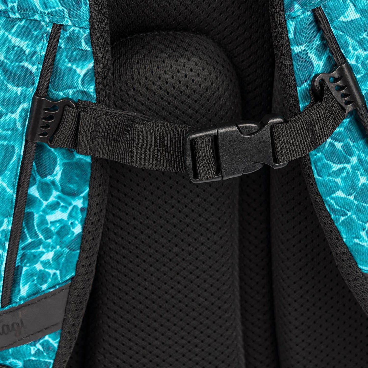 Skate Aquamarine Rucksack-Set 3tlg: Rucksack, Federmäppchen, Turnbeutel