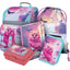 Zippy Eule Schulranzen-Set 5tlg: Schulranzen, Federmäppchen, Turnbeutel, Heftmappe, Brotdose