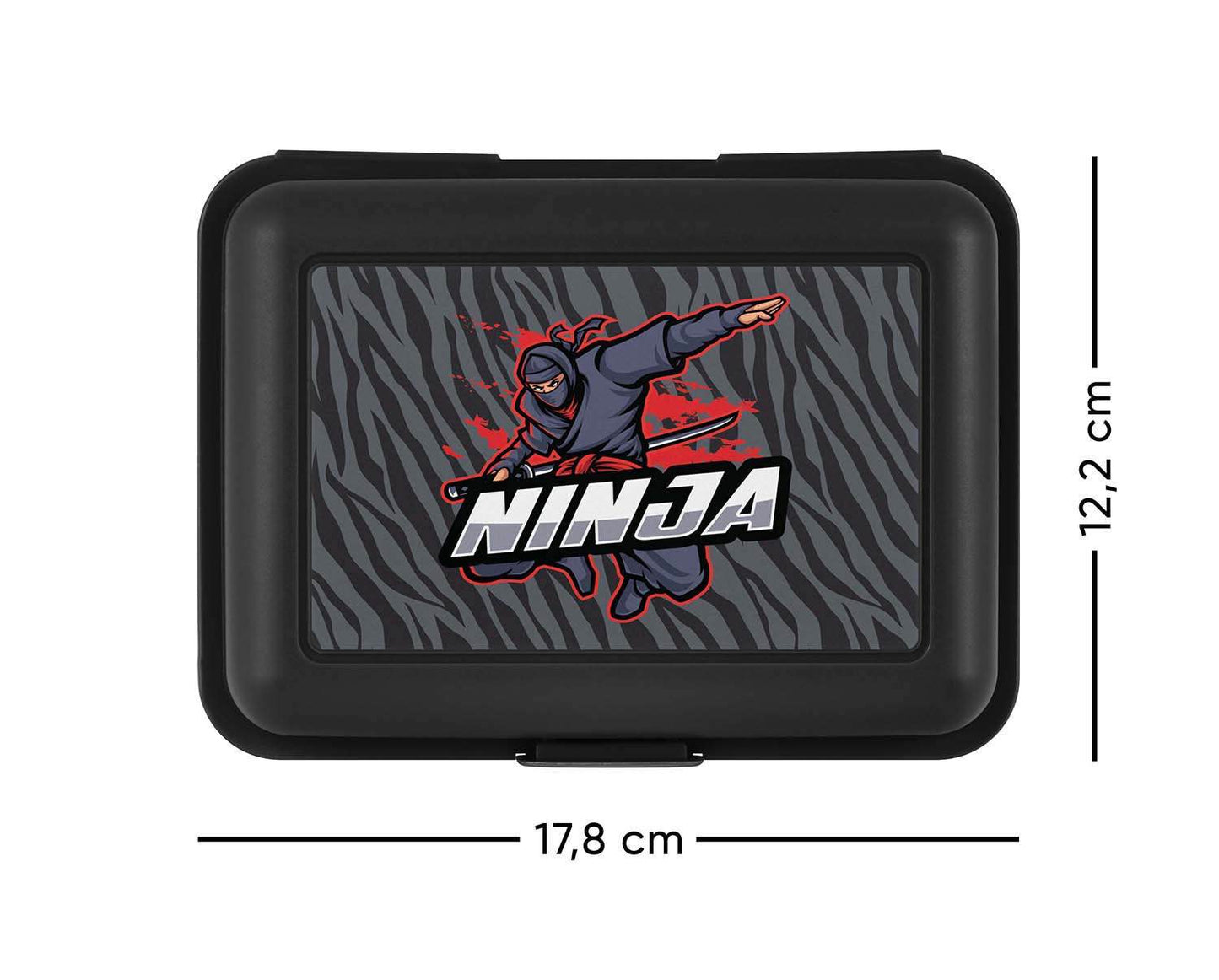 Ergo Ninja Schulranzen-Set 5tlg: Schulranzen, Federmäppchen, Turnbeutel, Heftmappe, Brotdose