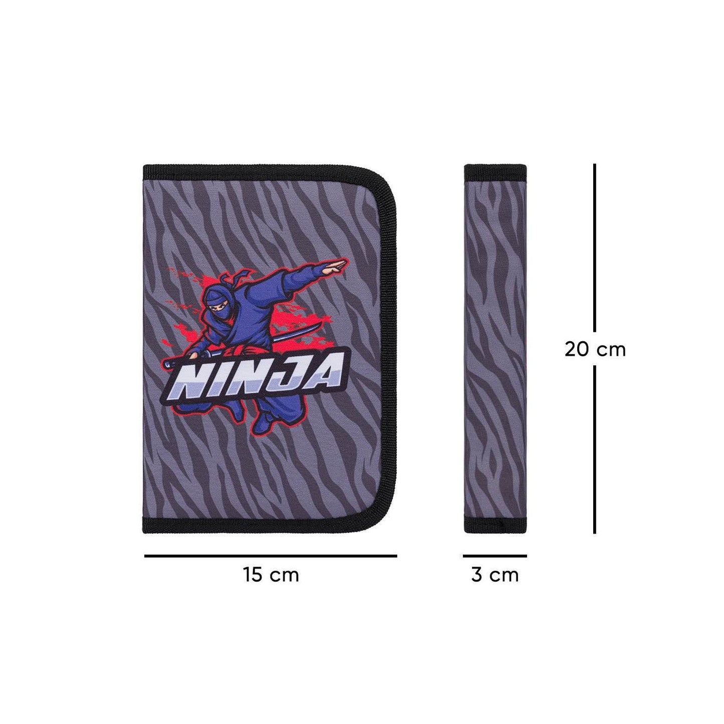Ergo Ninja Schulranzen-Set 3tlg: Schulranzen, Federmäppchen, Turnbeutel