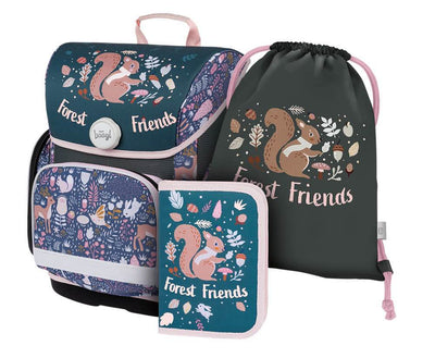 Ergo Einhörchen Schulranzen-Set 3tlg: Schulranzen, Federmäppchen, Turnbeutel