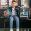 Ergo Tiger Schulranzen-Set 3tlg: Schulranzen, Federmäppchen, Turnbeutel