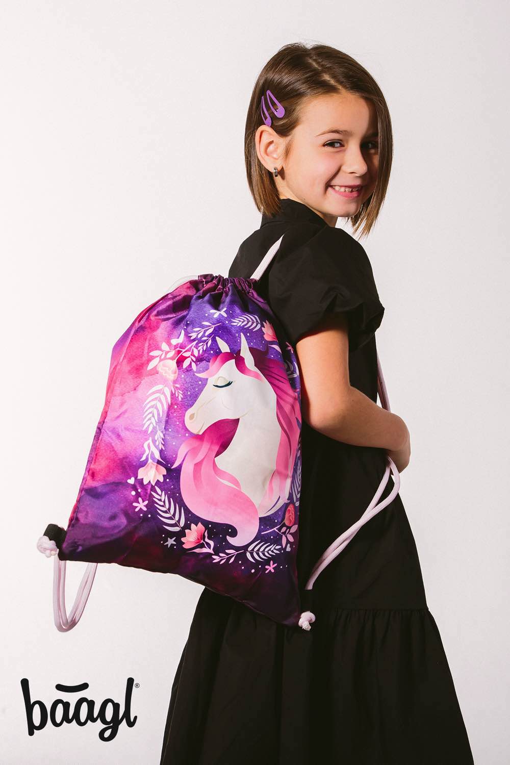 Ergo Pferd Schulranzen-Set 5tlg: Schulranzen, Federmäppchen, Turnbeutel, Brotdose, Heftmappe