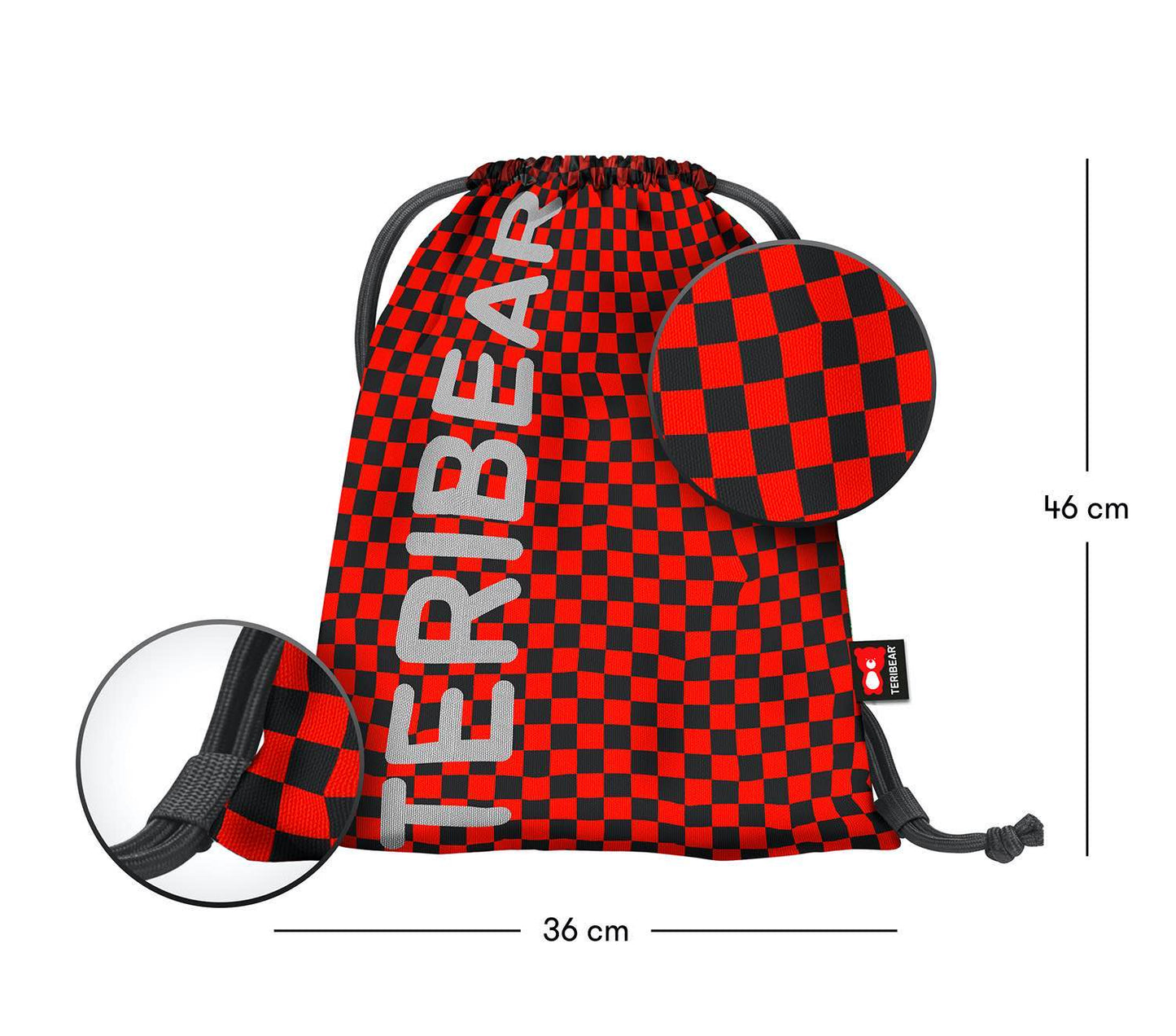 Skate TERIBEAR Rucksack-Set 3tlg: Rucksack, Federmäppchen, Turnbeutel