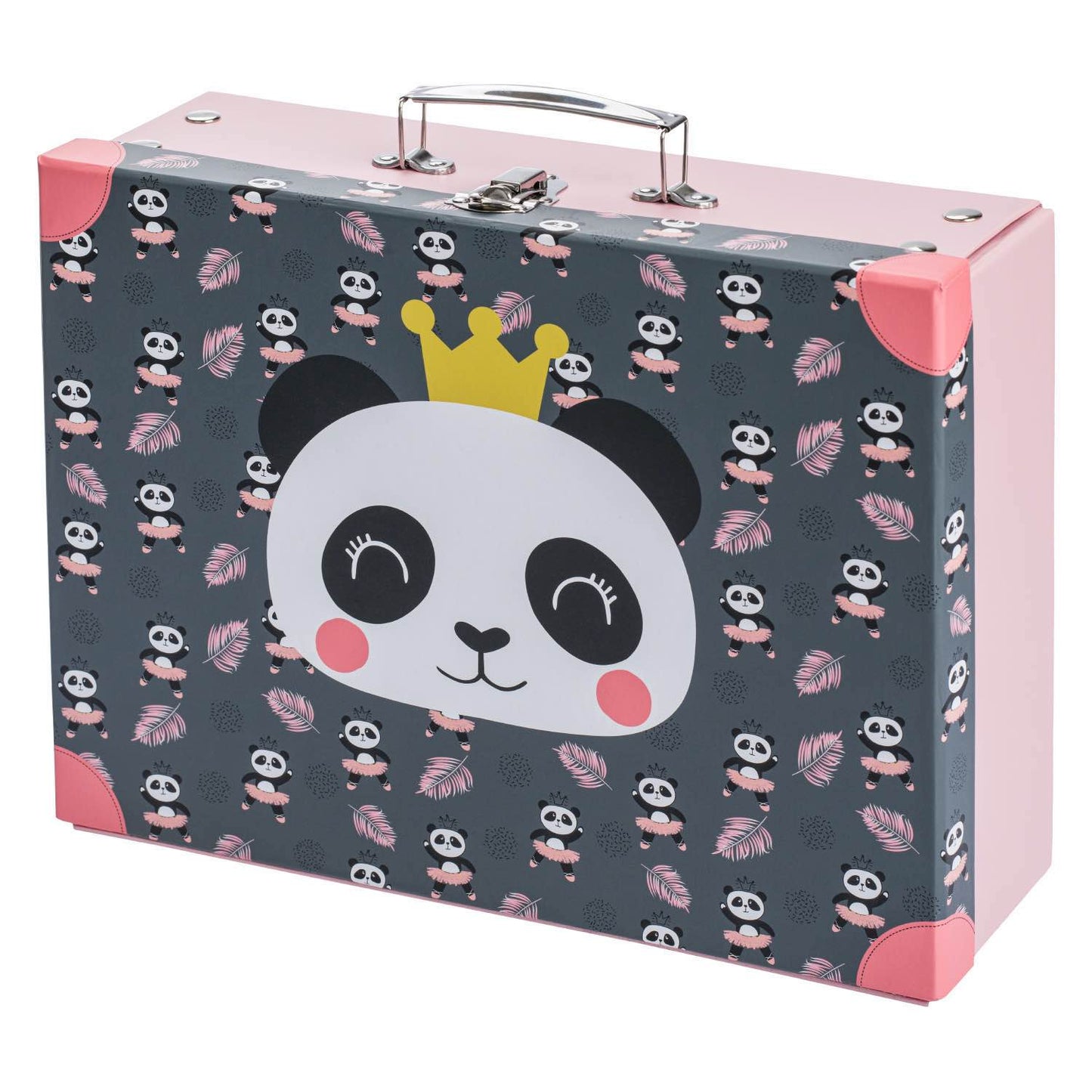 Faltkoffer für Schulmaterial Panda