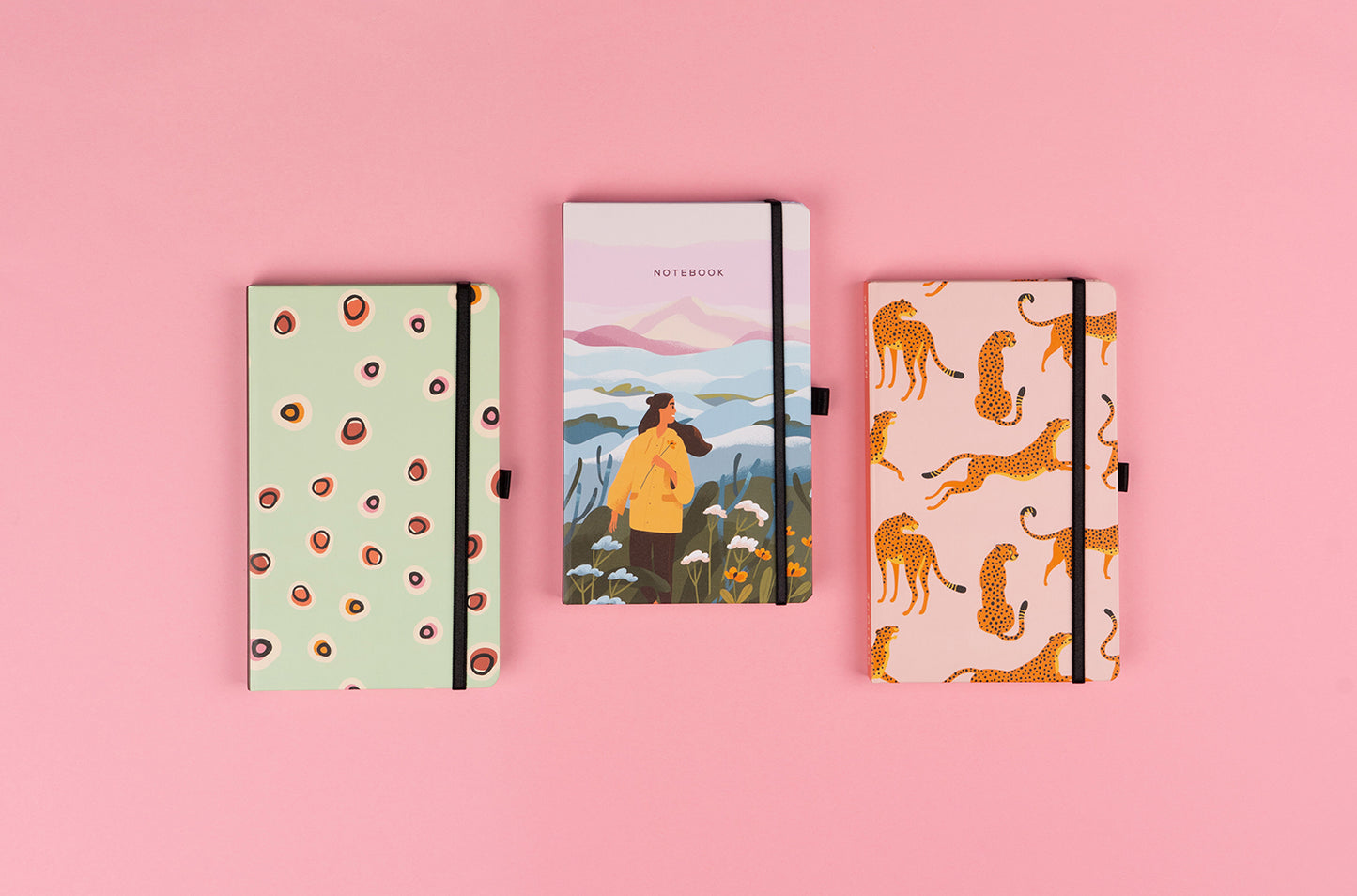 Notizen Leoparden, liniert, 13 x 21 cm