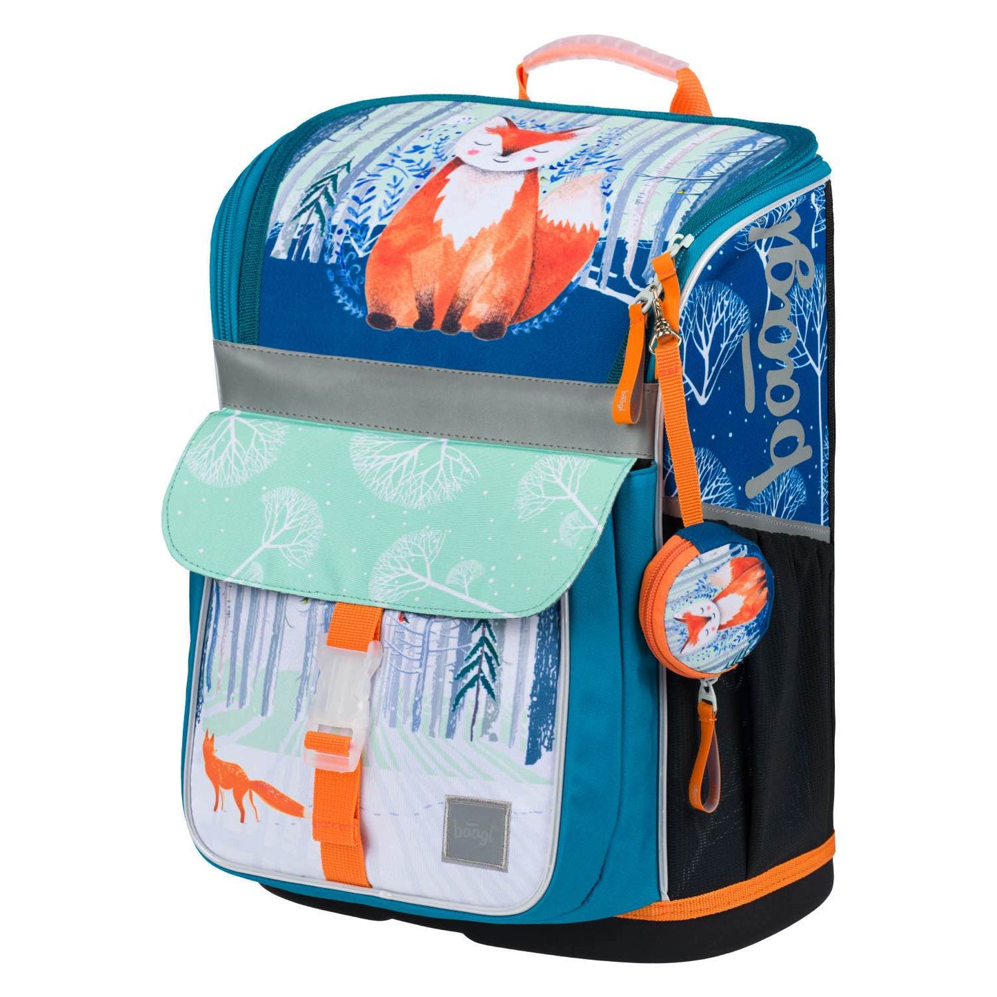 Zippy Fuchs Schulranzen-Set 3tlg: Schulranzen, Federmäppchen, Turnbeutel