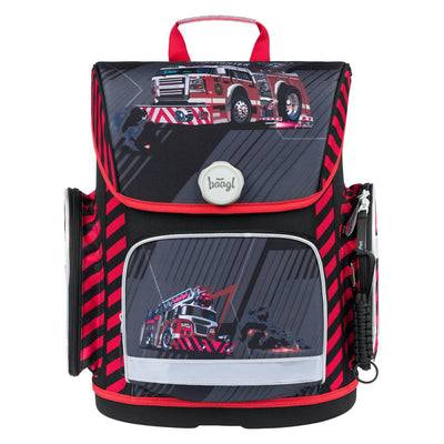 Ergo Feuerwehr Schulranzen-Set 3tlg: Schulranzen, Federmäppchen, Turnbeutel