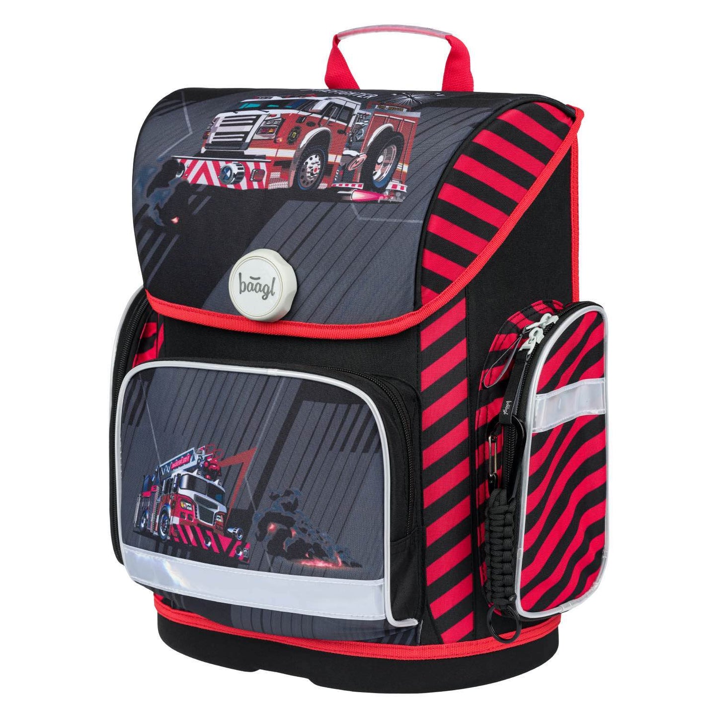 Ergo Feuerwehr Schulranzen-Set 3tlg: Schulranzen, Federmäppchen, Turnbeutel