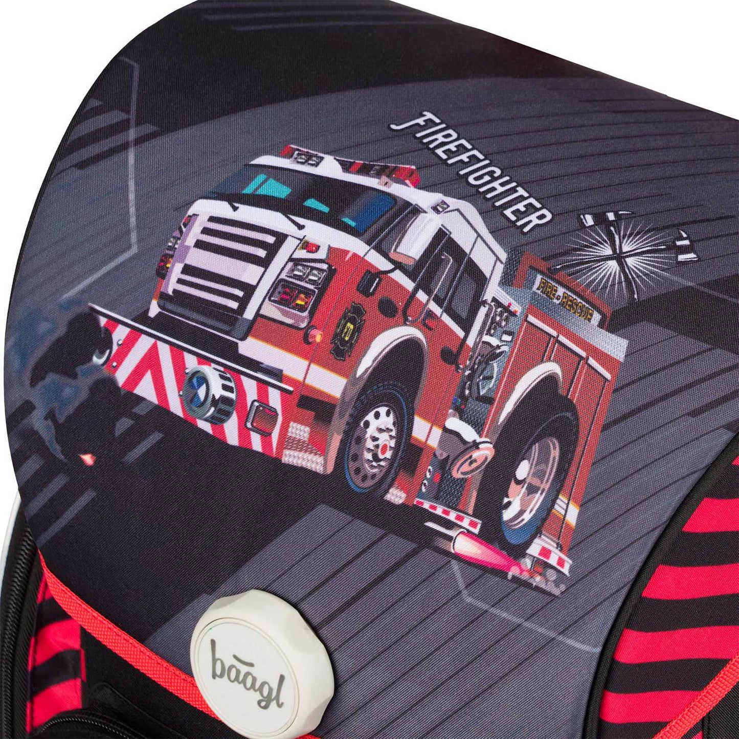 Ergo Feuerwehr Schulranzen-Set 3tlg: Schulranzen, Federmäppchen, Turnbeutel