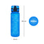 Tritan Trinkflasche Logo Blau, 500 ml