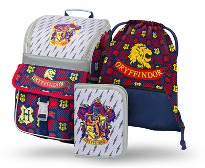 Zippy Harry Potter Gryffindor Schulranzen-Set 3tlg: Schulranzen, Federmäppchen, Turnbeutel