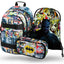 Skate Batman Comics Rucksack-Set 3tlg: Rucksack, Etui, Turnbeutel