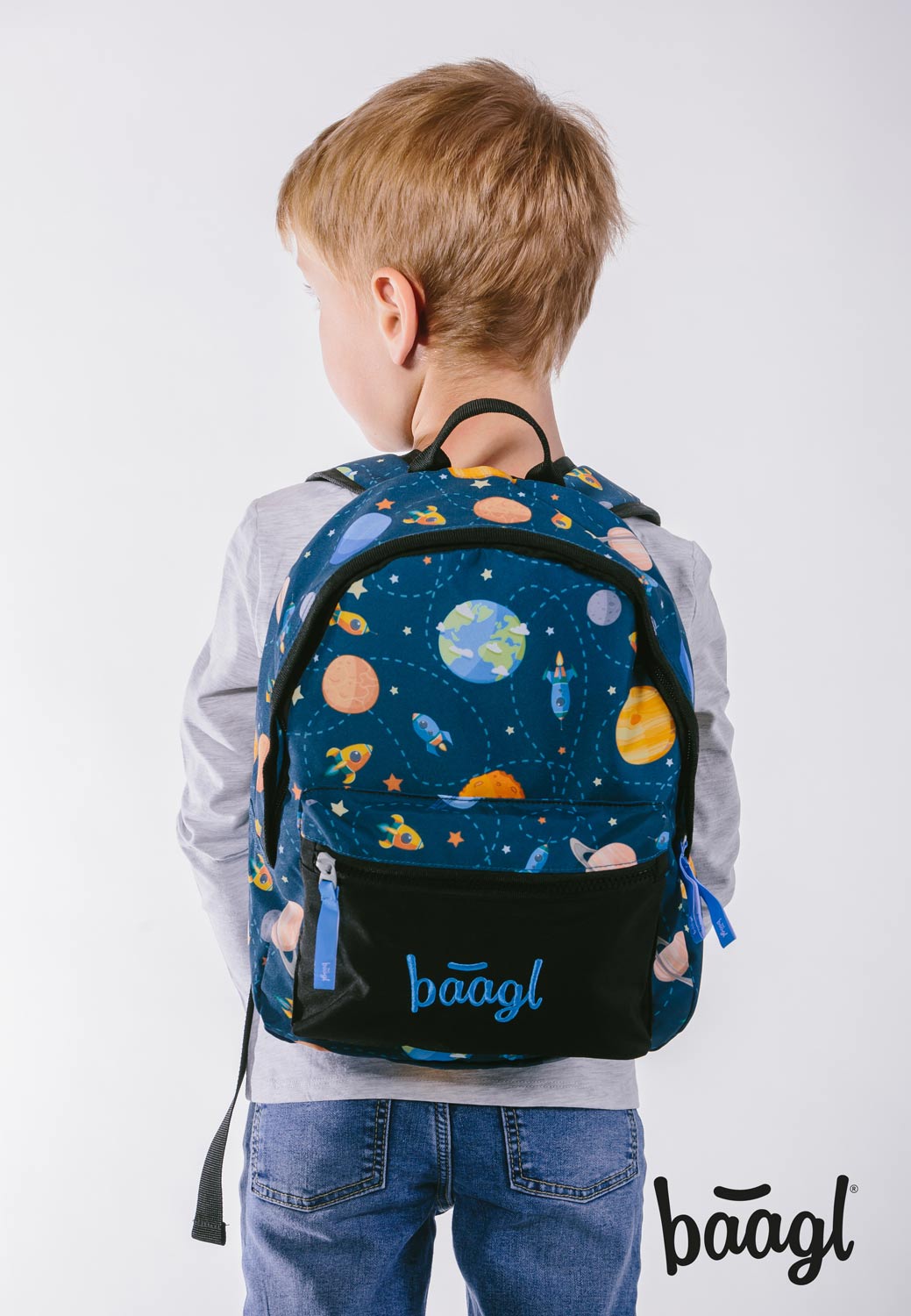 Kindergartenrucksack Planeten