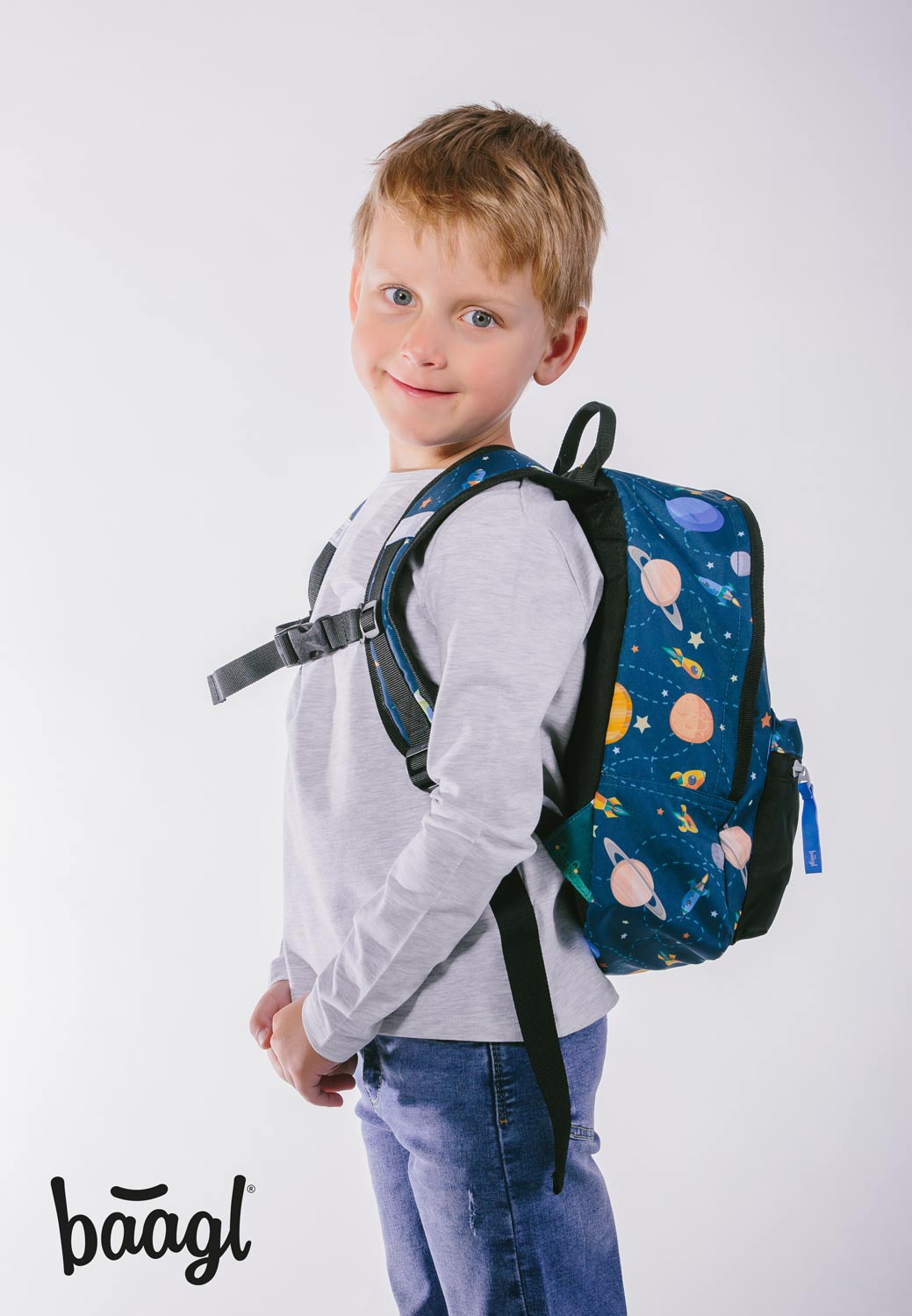 Kindergartenrucksack Planeten