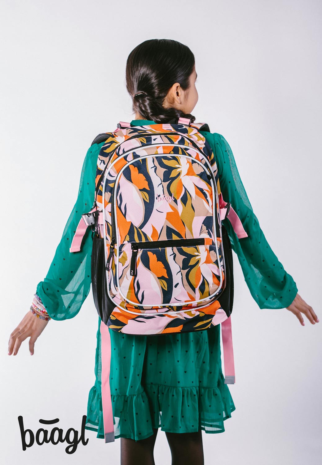 Schulrucksack Core Bloom