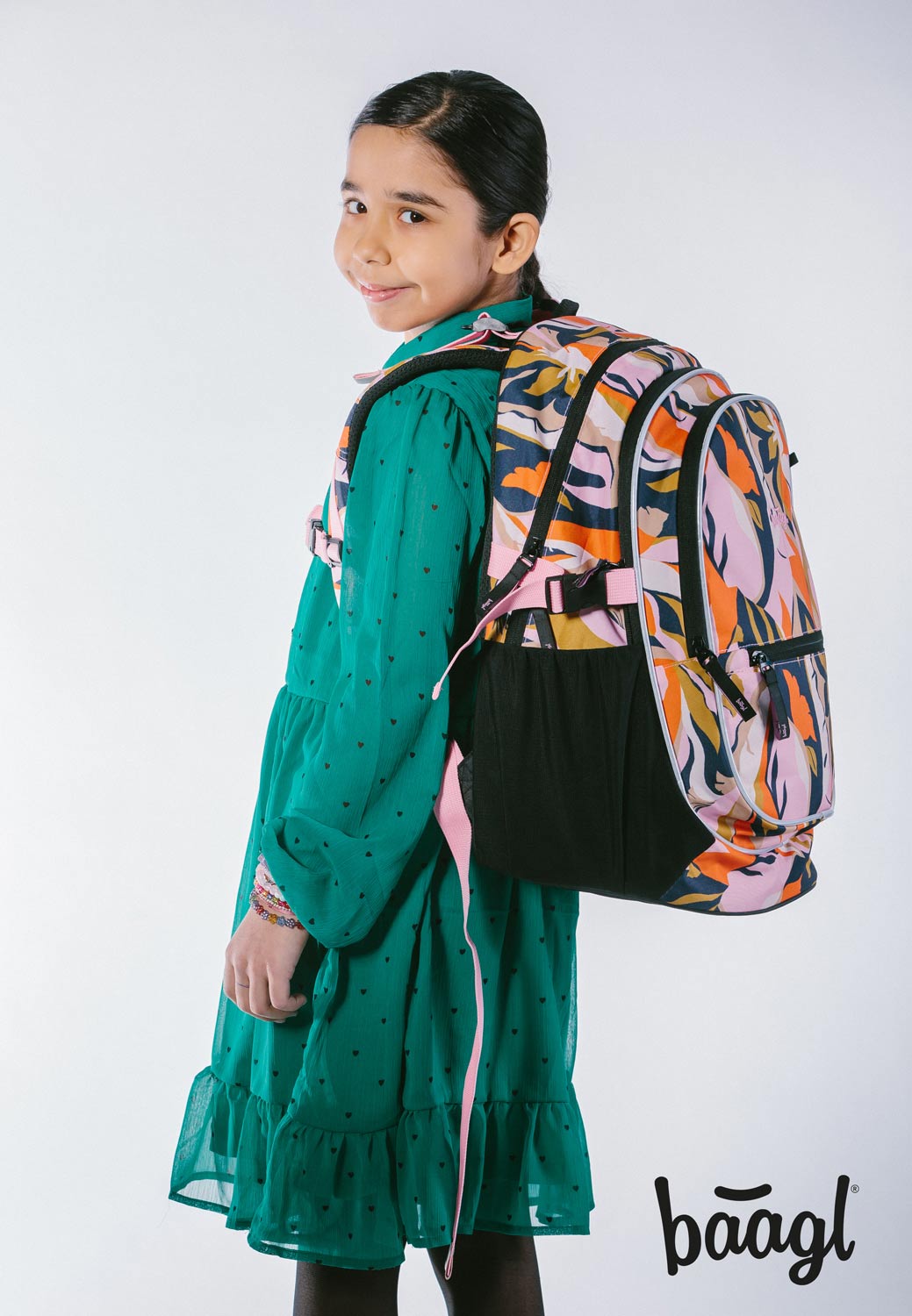 Schulrucksack Core Bloom