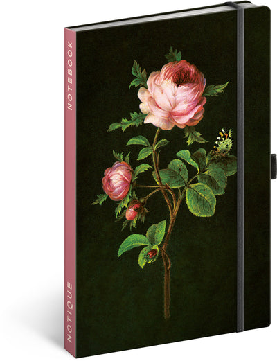 Notizbuch Rosen von Katerina Winter, liniert, 13 x 21 cm