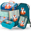 Zippy Fox Schulranzen-Set 5tlg: Schulranzen, Federmäppchen, Turnbeutel, Brotdose, Heftmappe