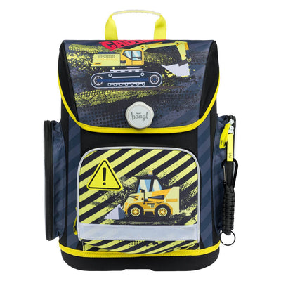 Ergo Bagger Schulranzen-Set 5tlg: Schulranzen, Federmäppchen, Turnbeutel, Brotdose, Heftmappe