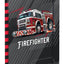 Ergo Feuerwehr Schulranzen-Set 5tlg: Schulranzen, Federmäppchen, Turnbeutel, Brotdose, Heftmappe