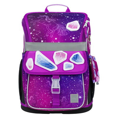 Zippy Unicorn Universe Schulranzen-Set 5tlg: Schulranzen, Federmäppchen, Turnbeutel, Brotdose, Heftmappe