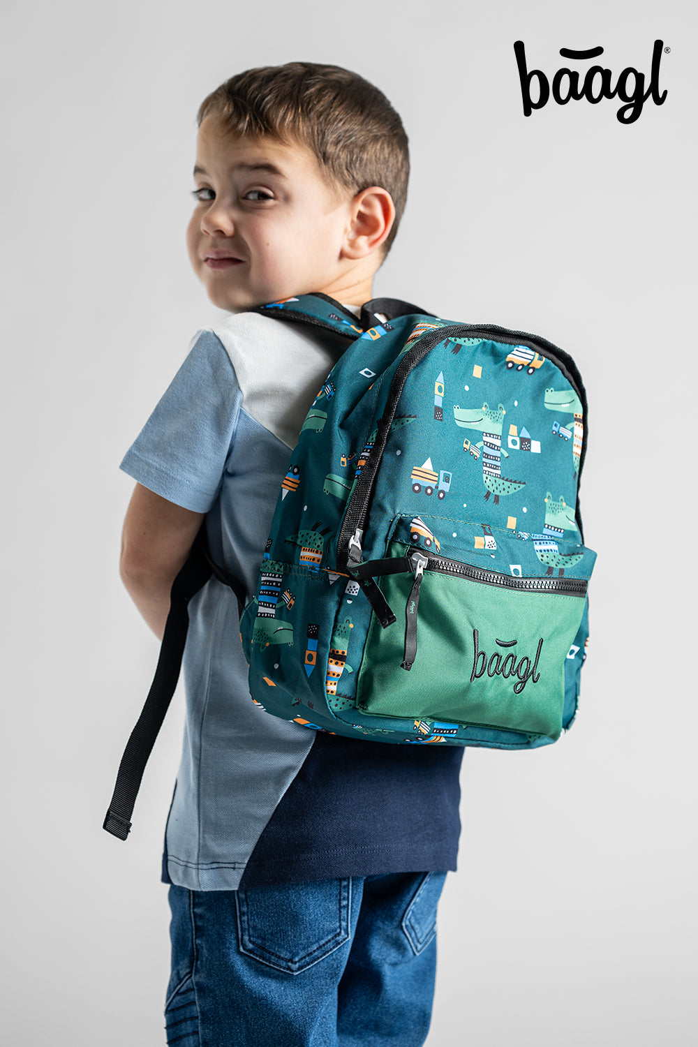 Kindergartenrucksack Krokodil