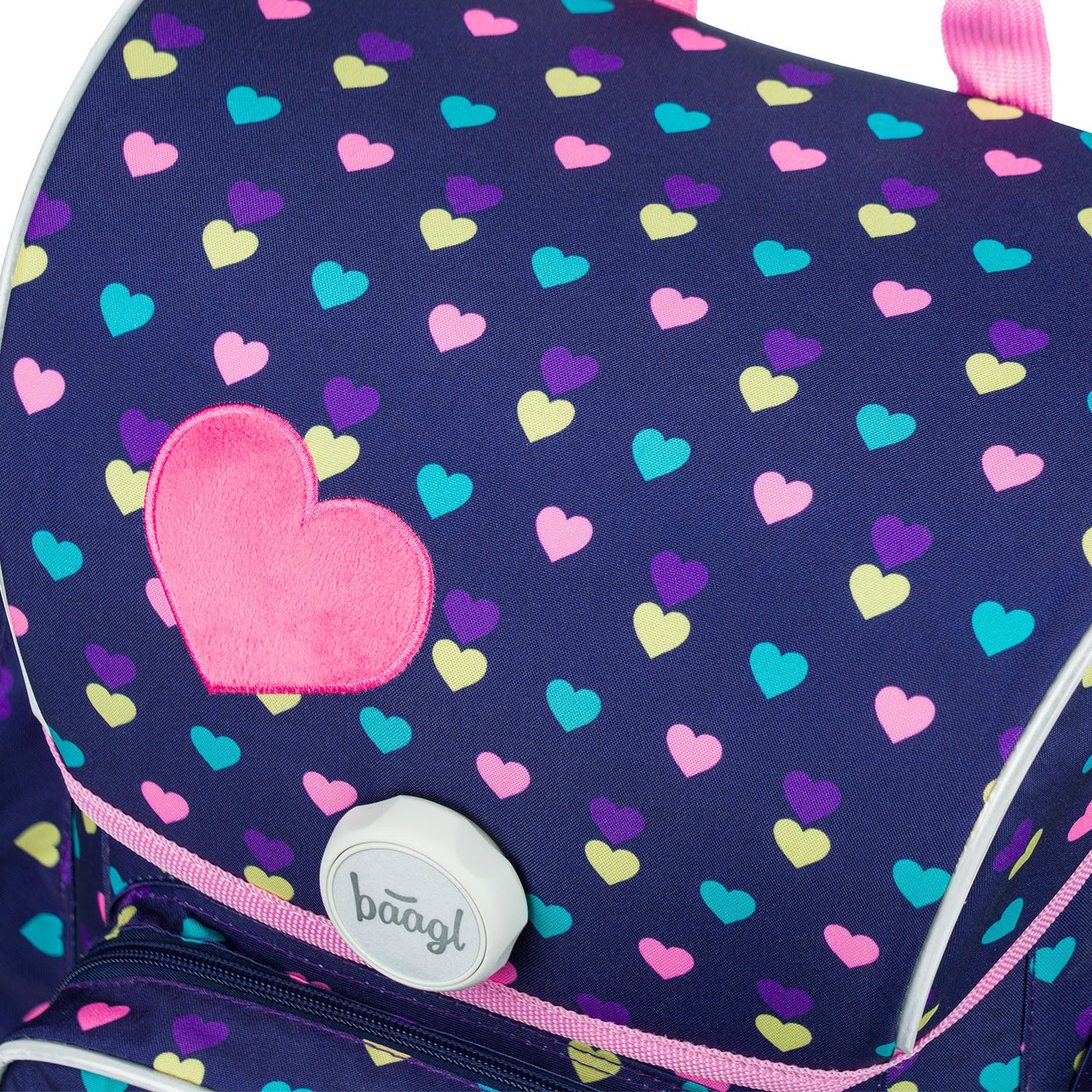 Schulranzen Ergo Pink Hearts
