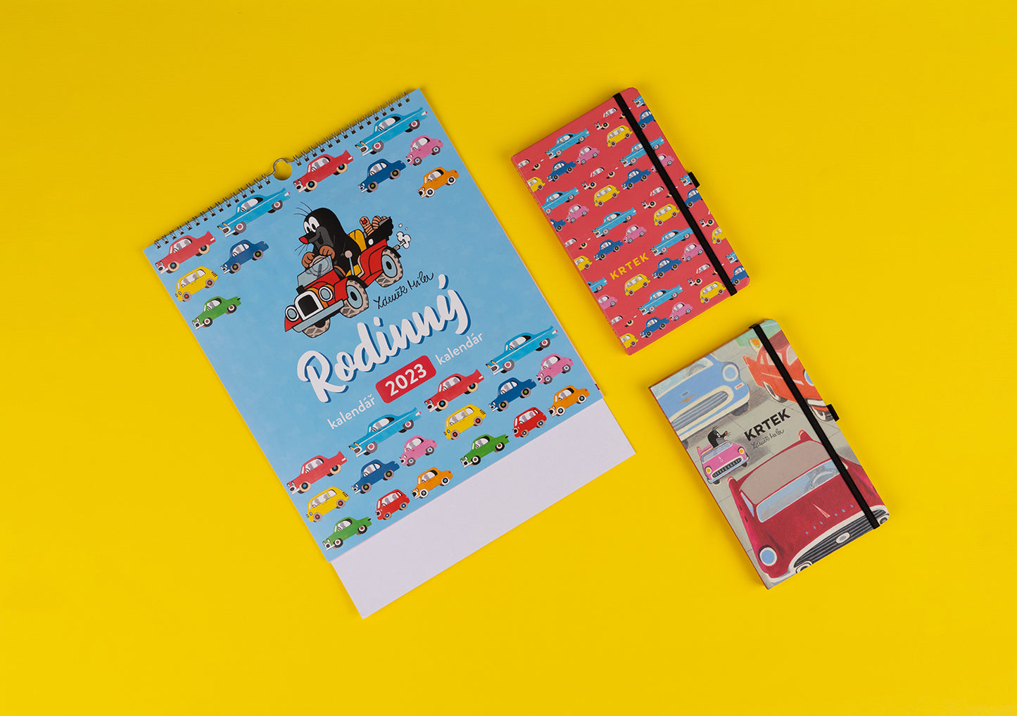 Notizbuch Maulwurf Autos, liniert, 13 x 21 cm